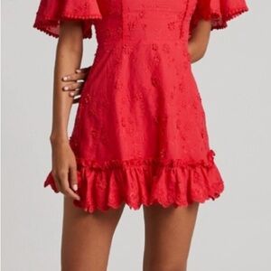 Showpo Vibrant Red Mini Dress